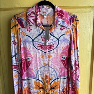 Floral Multicolor Women's Dress